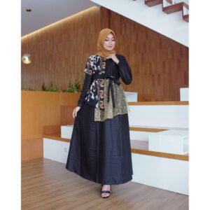 Gamis Tile Songket Toraja Batik Inspirasi Fashion Kondangan Wanita
