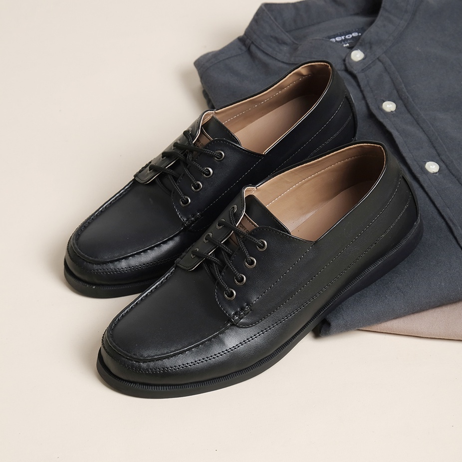 Monday Marco Black Loafers Rekomendasi Sepatu Pantofel Pria
