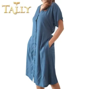 TALLY Dress Wanita Katun Baju Tidur JUMBO Piyama Daster dengan motif Tally kekinian dan stylish