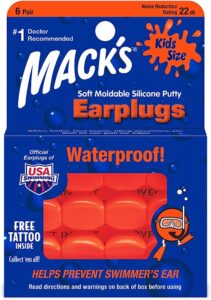 Mack's Soft Moldable Silicone Putty Ear Plugs – Kids Size