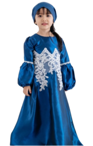 Gaun Muslim Anak Hatia Dress Multi Color